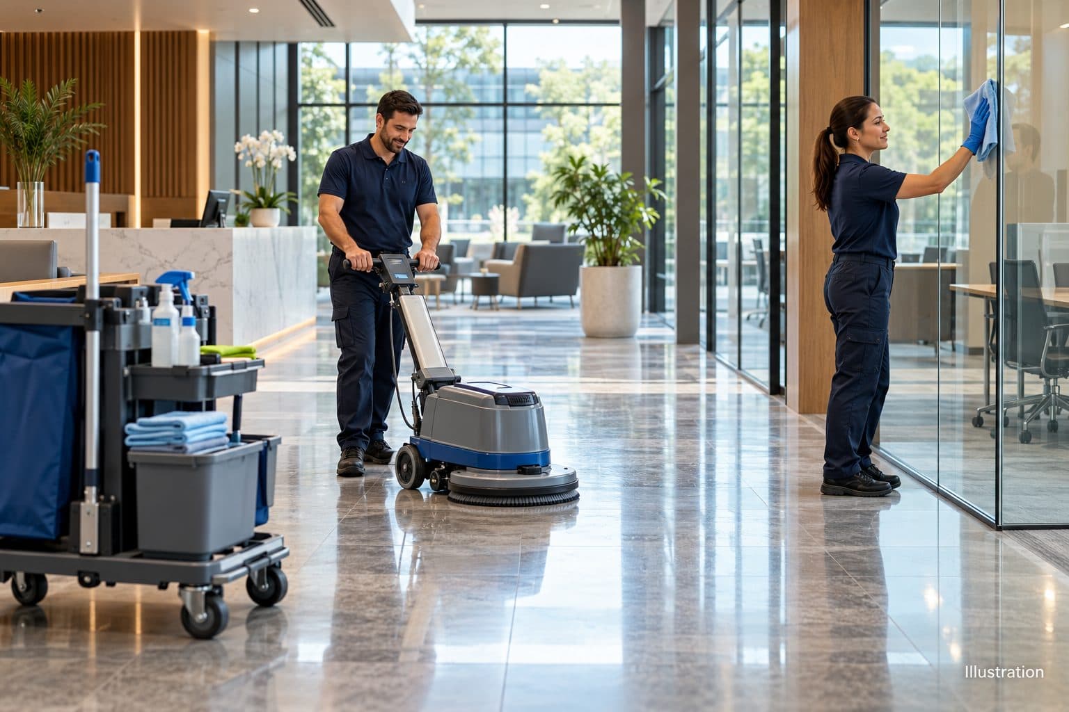 Entreprise de nettoyage à vendre à Genève