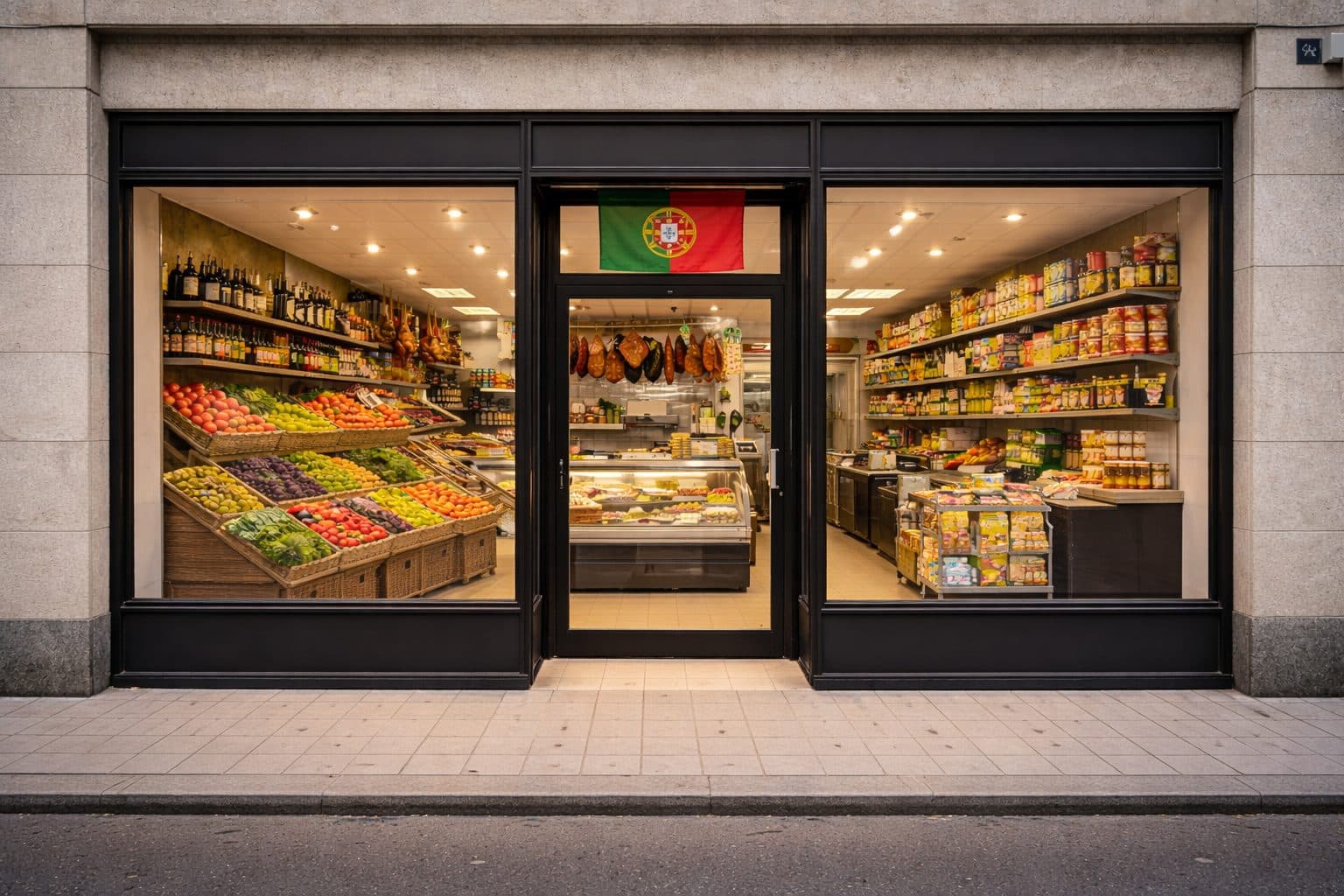 Épicerie portugaise à vendre à Genève, Rive droite