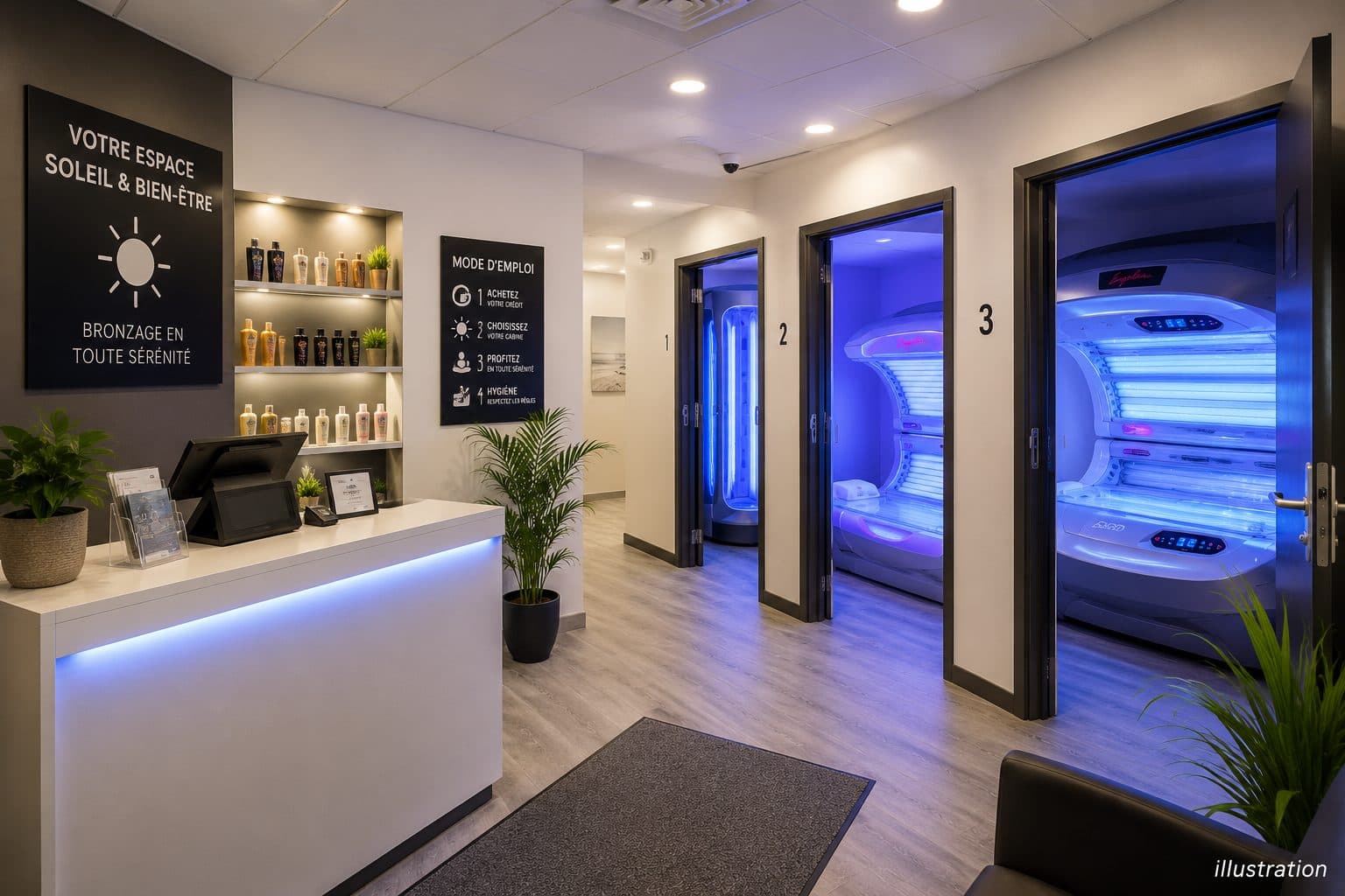 Solarium en self-service à vendre à Genève